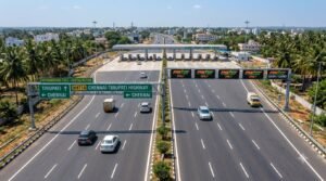 NH716 Chennai to Tirupati highway route and toll gates.