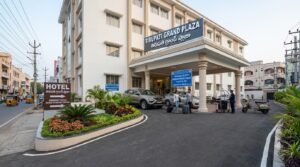 Hotel located close to the Tirupati railway station with convenient vehicle access