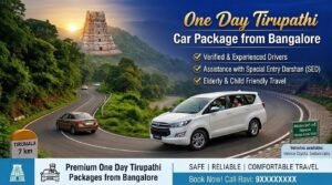 Private Innova car packages from Bangalore to Tirupati.